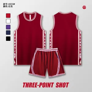 Custom Basketball Jersey AA2935A033 – Burgundy