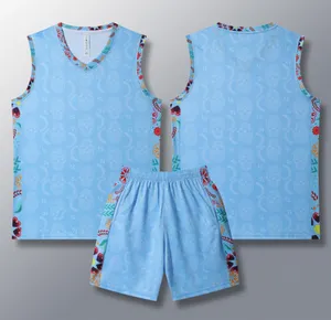 Custom Basketball Jersey AA2935A036 – Light Blue