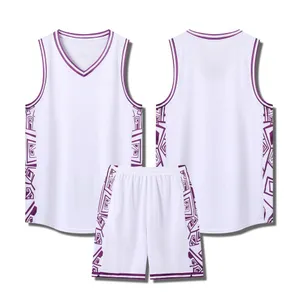 Custom Basketball Jersey AB3036T8175 – White