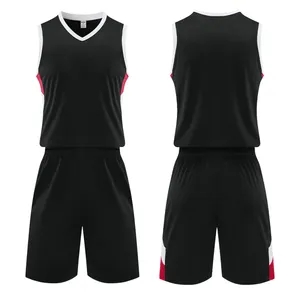 Custom Basketball Jersey AC2834L076 – Black / White / Red