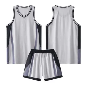Custom Basketball Jersey AC2834L218 – White / Black / Gray