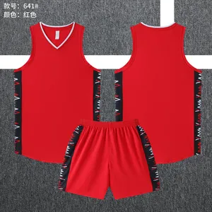 Custom Basketball Jersey AJ2632641 – Red / Black / White