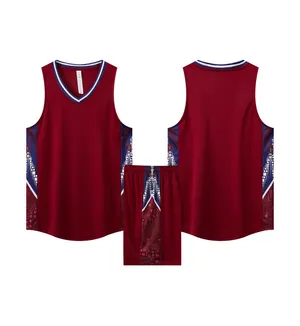 Custom Basketball Jersey AZ2632179 – Burgundy / Navy / White