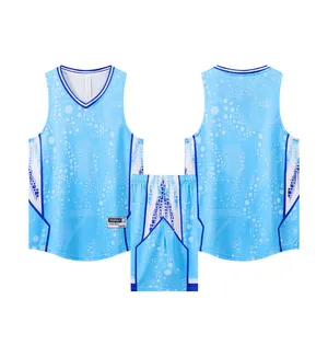 Custom Basketball Jersey AZ2834181 – Light Blue / White / Royal Blue
