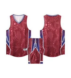 Custom Basketball Jersey AZ2834181 – Burgundy / Purple / Pink