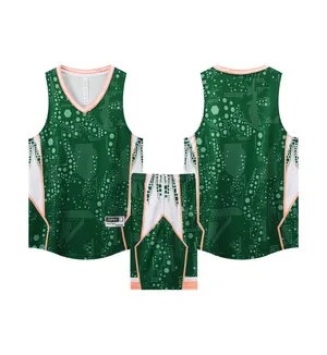 Custom Basketball Jersey AZ2834181 – Green / White / Pink