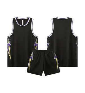 Custom Basketball Jersey AZ2834182 – Black / Yellow / Purple