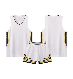 Custom Basketball Jersey AZ2834183 – White / Black / Yellow