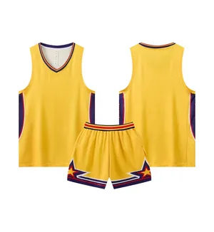 Custom Basketball Jersey AZ2834183 – Yellow / Navy / Orange