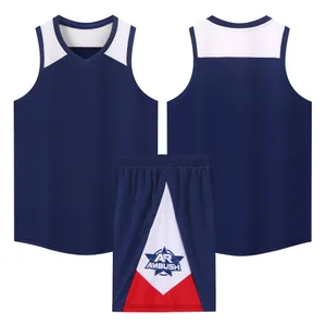 Custom Basketball Jersey BG2834A1037 – Navy / White / Red