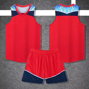 Custom Basketball Jersey BG2834A1039 – Red / Navy / White