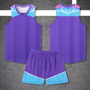 Custom Basketball Jersey BG2834A1039 – Purple / Light Blue