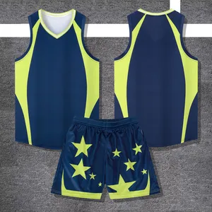 Custom Basketball Jersey BG2834A1050 – Navy / Yellow