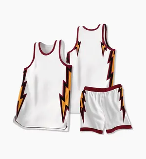 Custom Basketball Jersey BK3036691 – White / Red / Yellow