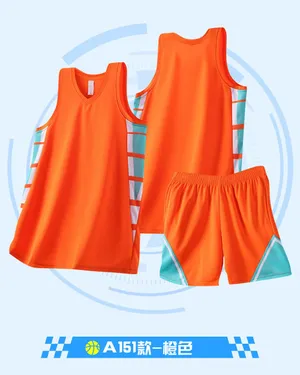 Custom Basketball Jersey DD2632A151 – Orange / Light Blue / White