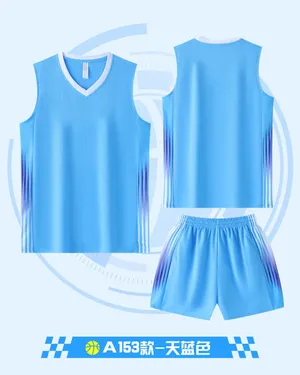 Custom Basketball Jersey DD2632A153 – Light Blue / Gray / White