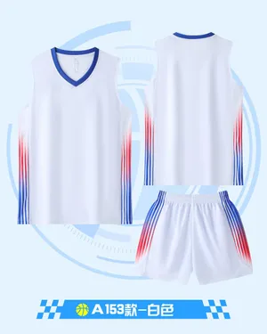 Custom Basketball Jersey DD2632A153 – White / Royal Blue / Red