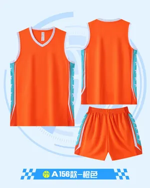 Custom Basketball Jersey DD2632A156 – Orange / Light Blue / White