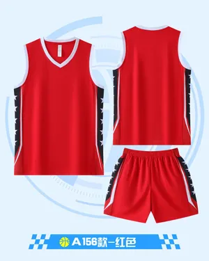 Custom Basketball Jersey DD2632A156 – Red / White / Black