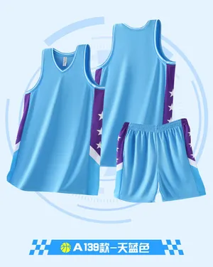 Custom Basketball Jersey DD2733A139 – Light Blue
